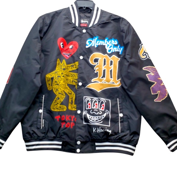 Members Only X Keith Haring Jacket XL - Picture 1 of 3